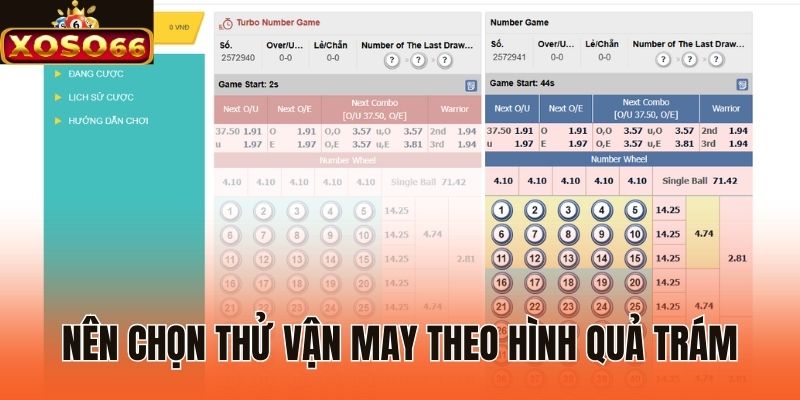 Nên chọn thử vận may theo hình quả trám