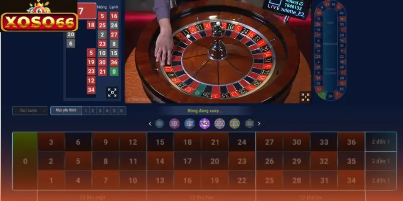Roulette là trò chơi vòng quay may mắn đầy kịch tính